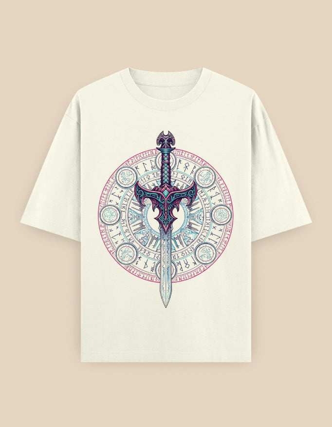 SkyBi Shirts Oversized T-Shirt 240 GSM Heavyweight Cotton - SkyBi Shirts