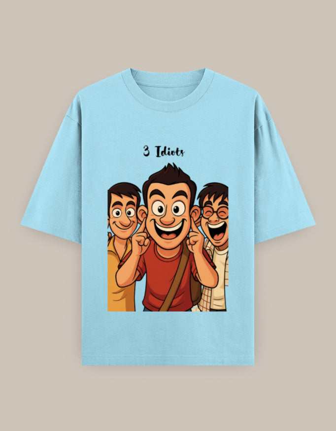 SkyBi Shirts Oversized T-Shirt 240 GSM Heavyweight Cotton - SkyBi Shirts