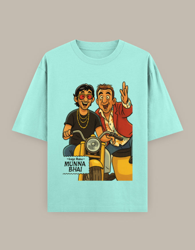 SkyBi Shirts Oversized T-Shirt 240 GSM Heavyweight Cotton - SkyBi Shirts