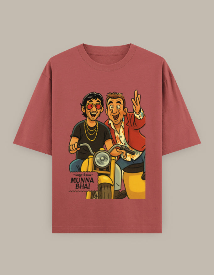 SkyBi Shirts Oversized T-Shirt 240 GSM Heavyweight Cotton - SkyBi Shirts