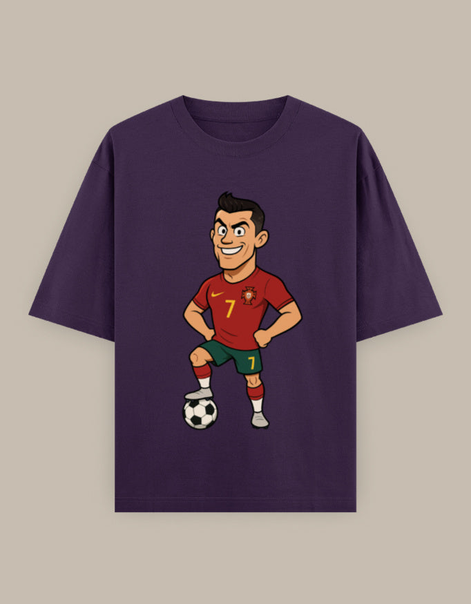 SkyBi Shirts Oversized T-Shirt 240 GSM Heavyweight Cotton - SkyBi Shirts