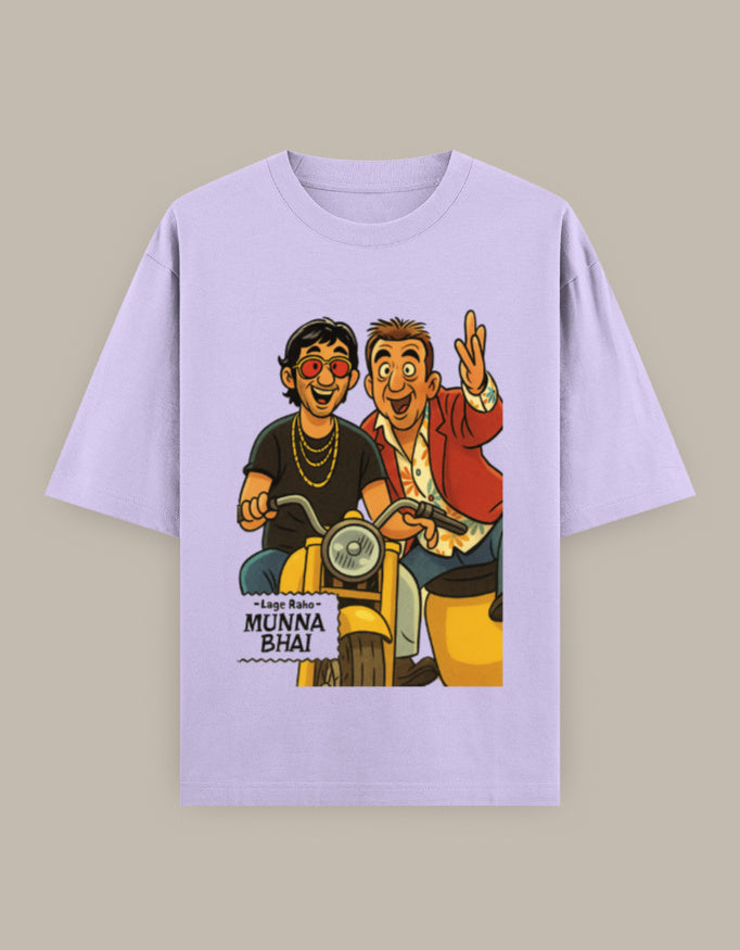 SkyBi Shirts Oversized T-Shirt 240 GSM Heavyweight Cotton - SkyBi Shirts