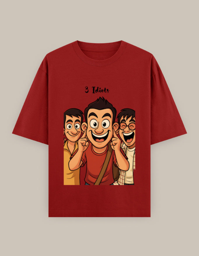 SkyBi Shirts Oversized T-Shirt 240 GSM Heavyweight Cotton - SkyBi Shirts