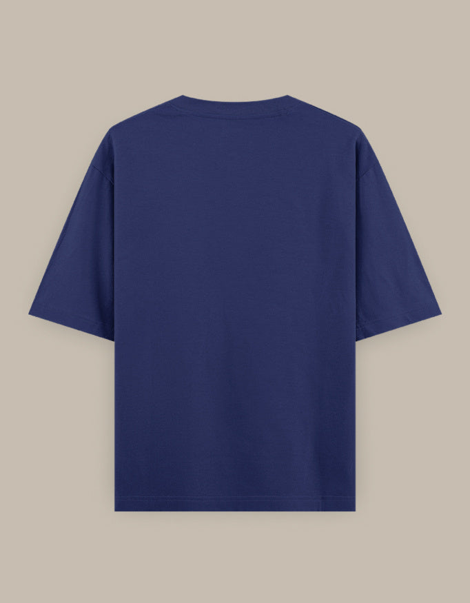 SkyBi Shirts Oversized T-Shirt 240 GSM Heavyweight Cotton - SkyBi Shirts