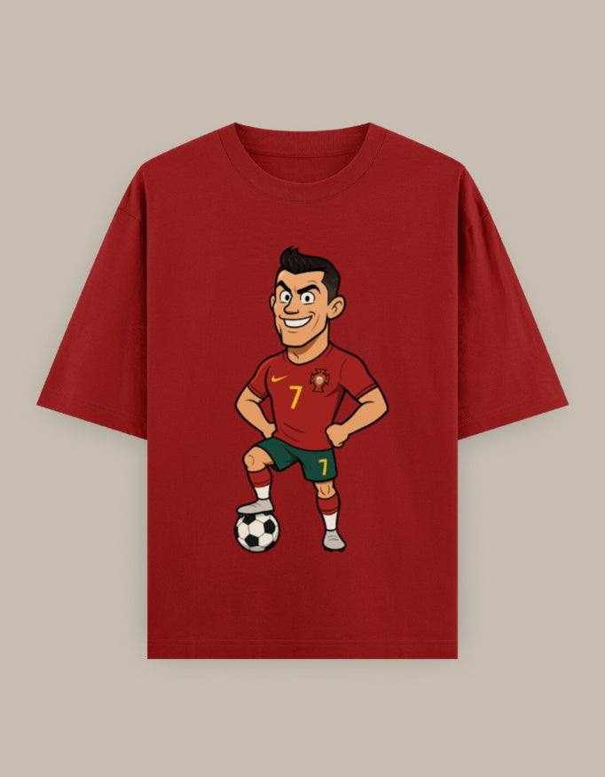 SkyBi Shirts Oversized T-Shirt 240 GSM Heavyweight Cotton - SkyBi Shirts