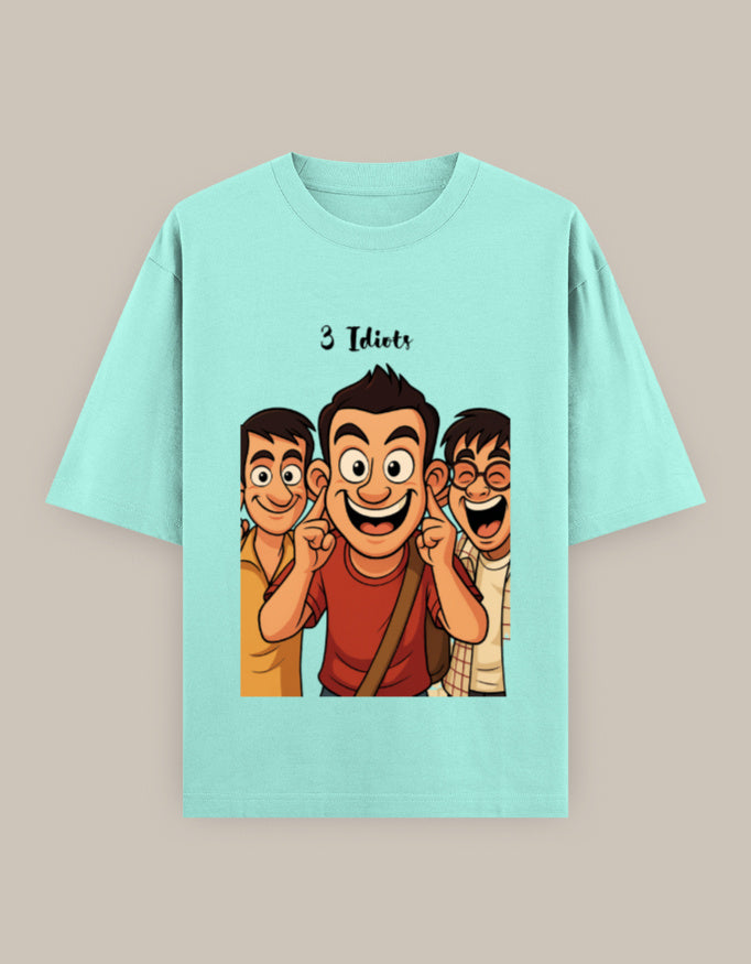 SkyBi Shirts Oversized T-Shirt 240 GSM Heavyweight Cotton - SkyBi Shirts