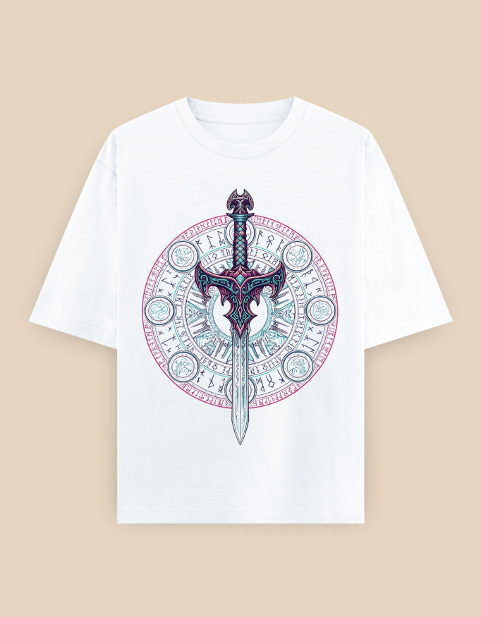 SkyBi Shirts Oversized T-Shirt 240 GSM Heavyweight Cotton - SkyBi Shirts