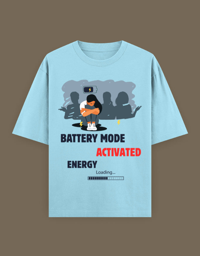 SkyBi Shirts Oversized T-Shirt 240 GSM Heavyweight Cotton - SkyBi Shirts