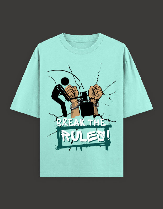 SkyBi Shirts Oversized T-Shirt 240 GSM Heavyweight Cotton - SkyBi Shirts