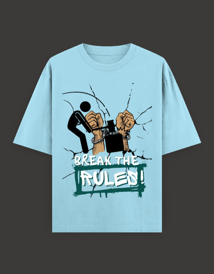 SkyBi Shirts Oversized T-Shirt 240 GSM Heavyweight Cotton - SkyBi Shirts