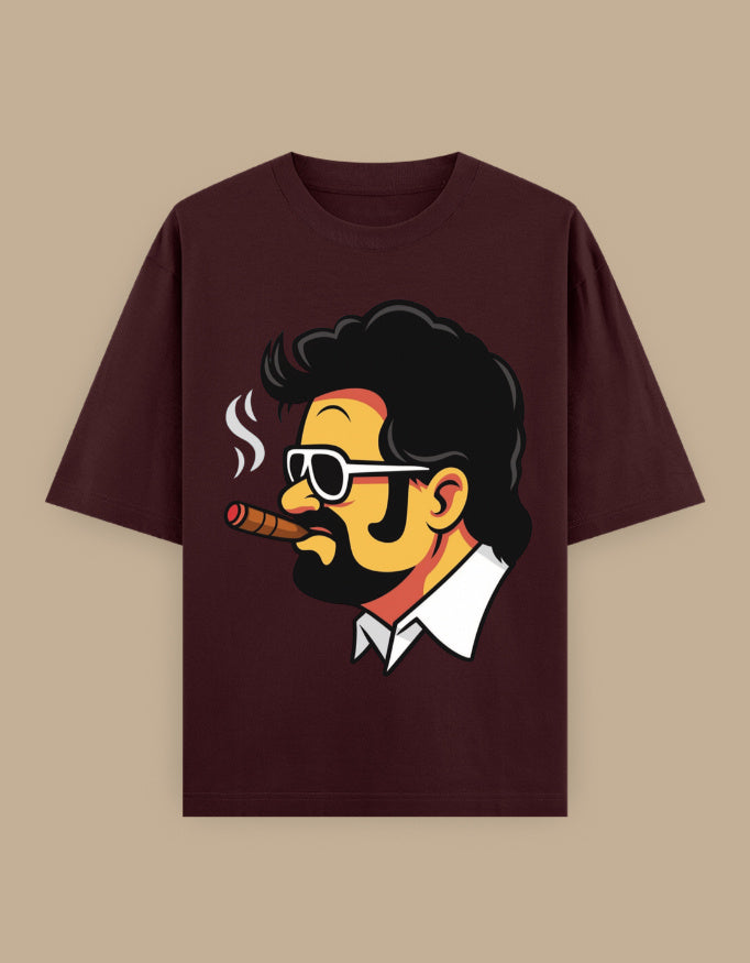 SkyBi Shirts Oversized T-Shirt 240 GSM Heavyweight Cotton - SkyBi Shirts