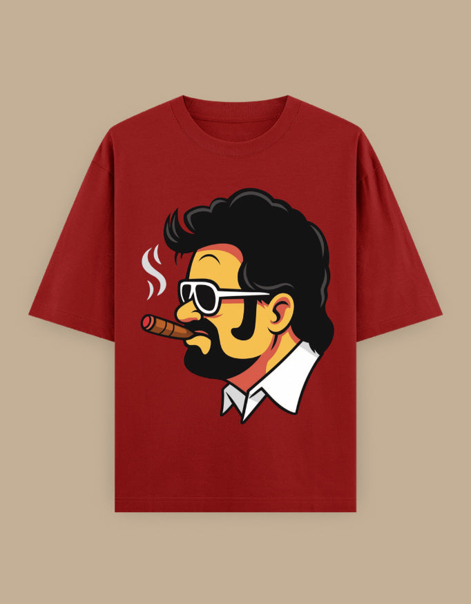 SkyBi Shirts Oversized T-Shirt 240 GSM Heavyweight Cotton - SkyBi Shirts