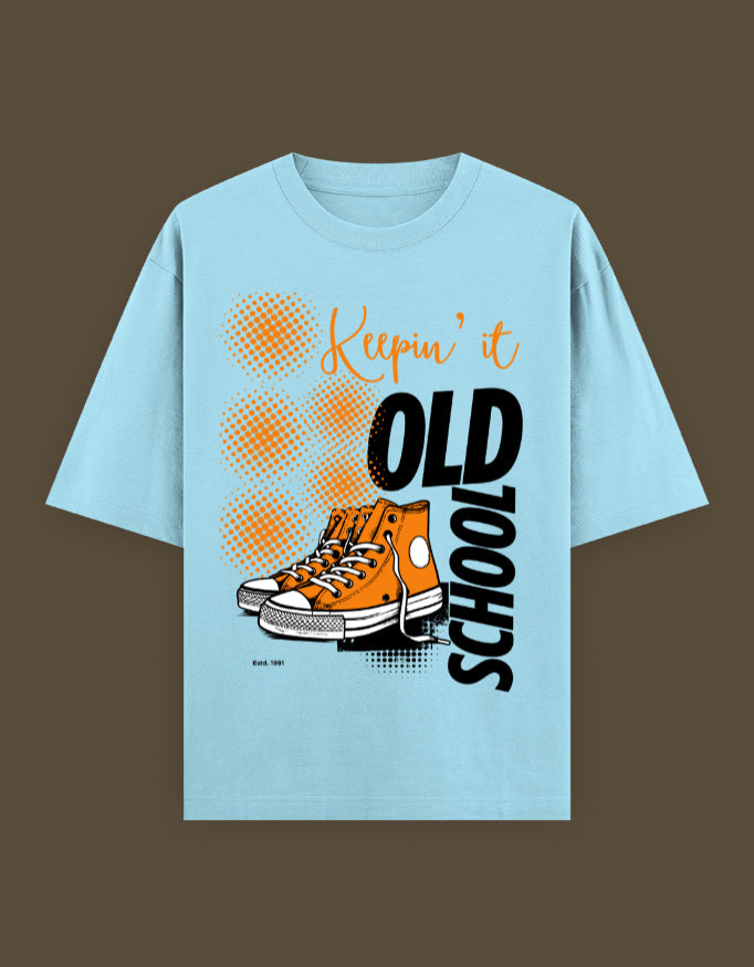 SkyBi Shirts Oversized T-Shirt 240 GSM Heavyweight Cotton - SkyBi Shirts