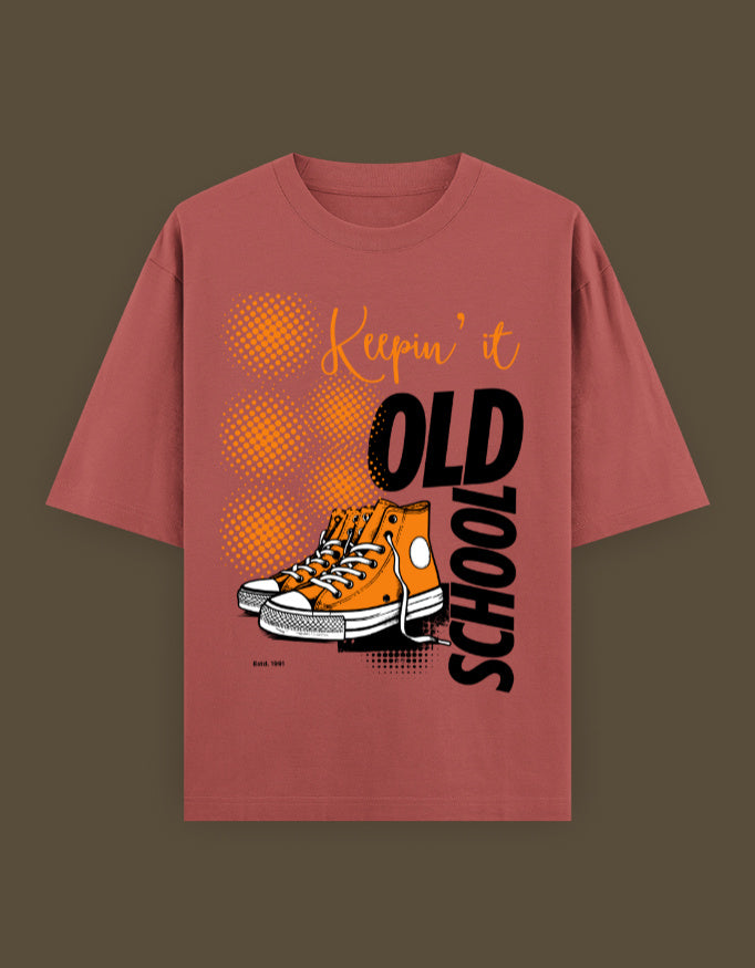 SkyBi Shirts Oversized T-Shirt 240 GSM Heavyweight Cotton - SkyBi Shirts