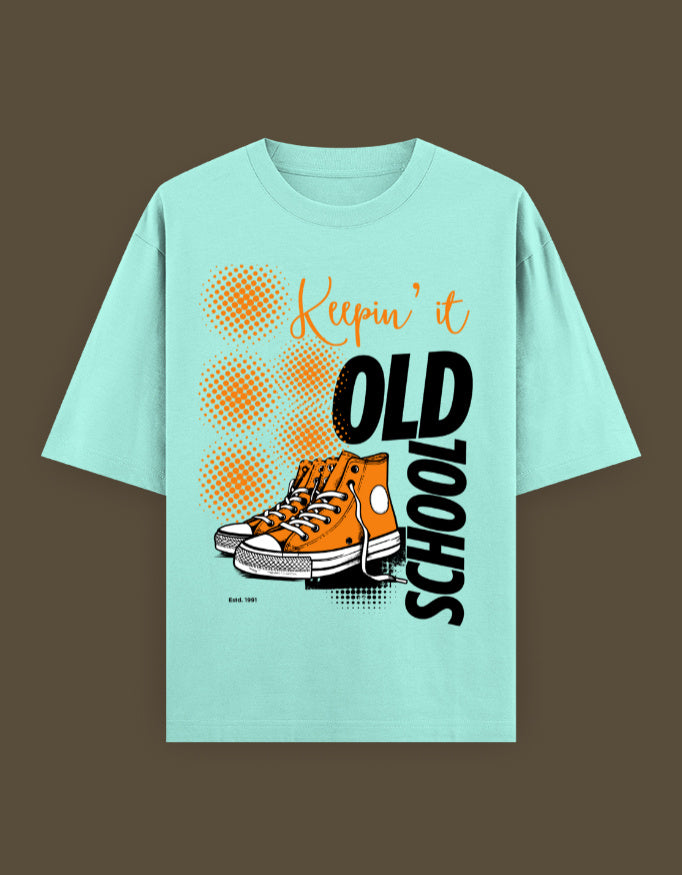 SkyBi Shirts Oversized T-Shirt 240 GSM Heavyweight Cotton - SkyBi Shirts