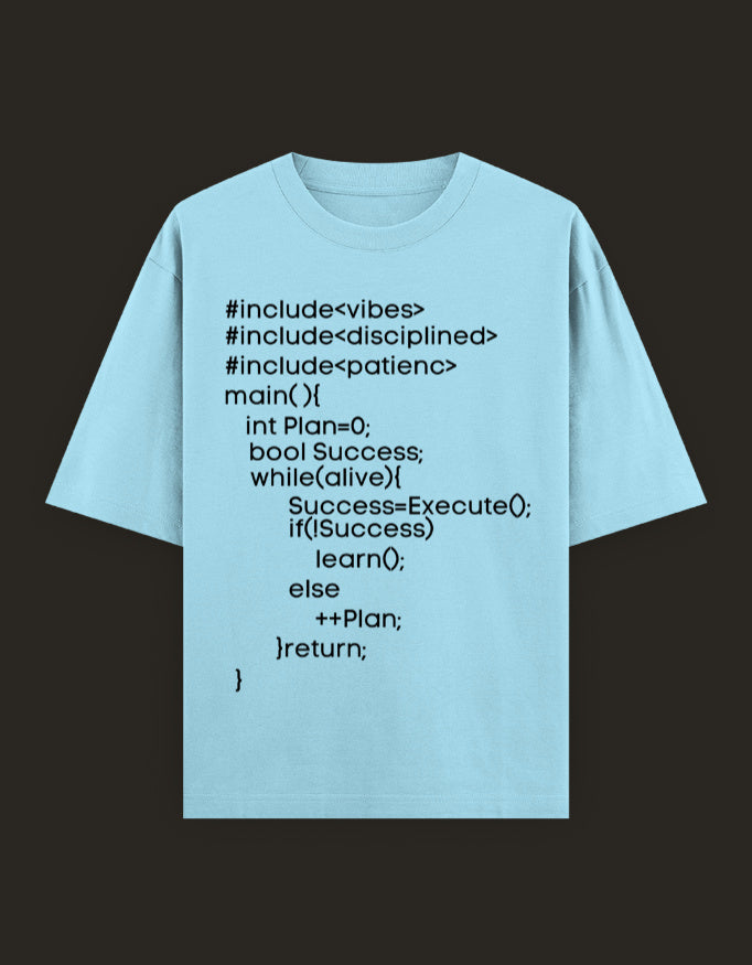 SkyBi Shirts Oversized T-Shirt 240 GSM Heavyweight Cotton - SkyBi Shirts