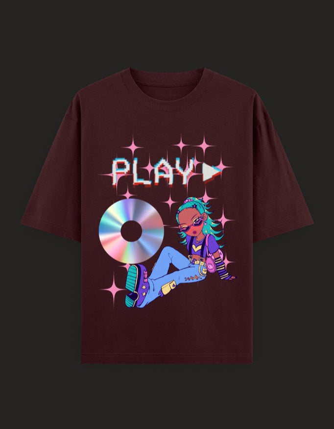 SkyBi Shirts Oversized T-Shirt 240 GSM Heavyweight Cotton - SkyBi Shirts