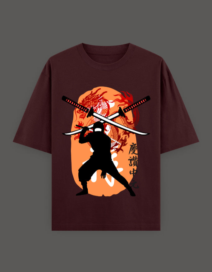 SkyBi Shirts Oversized T-Shirt 240 GSM Heavyweight Cotton - SkyBi Shirts