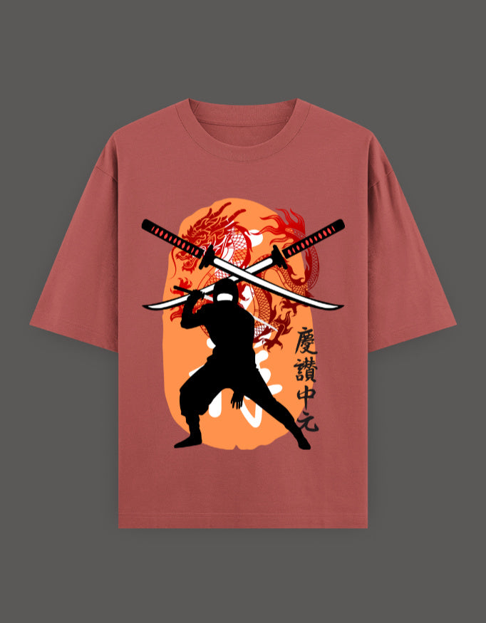 SkyBi Shirts Oversized T-Shirt 240 GSM Heavyweight Cotton - SkyBi Shirts