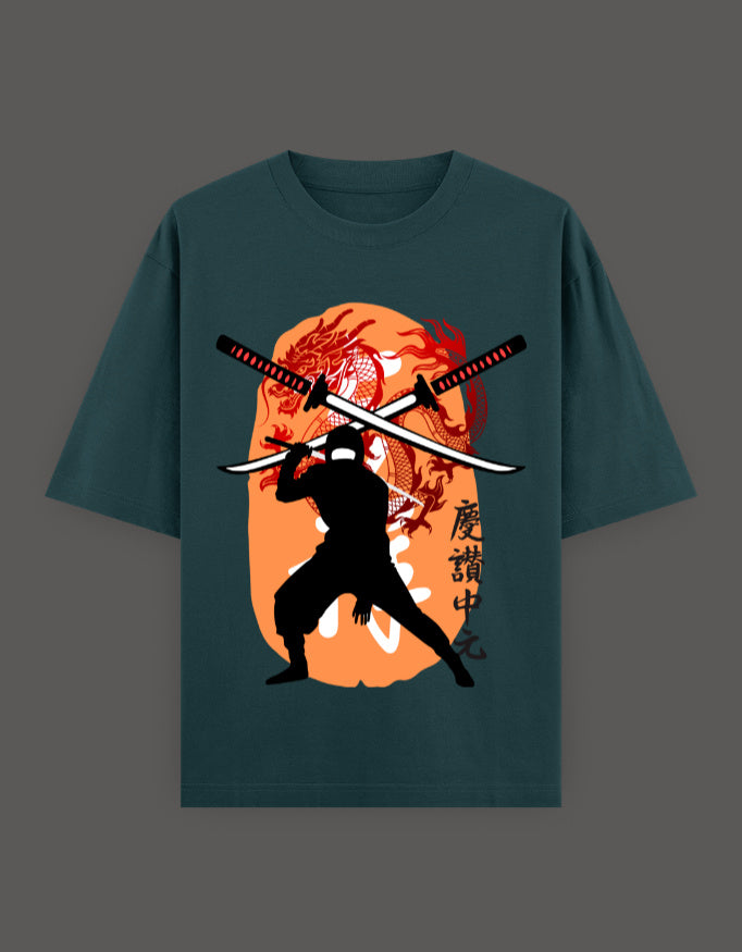 SkyBi Shirts Oversized T-Shirt 240 GSM Heavyweight Cotton - SkyBi Shirts