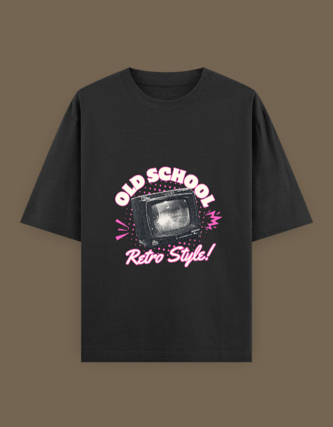 SkyBi Shirts Oversized T-Shirt 240 GSM Heavyweight Cotton - SkyBi Shirts