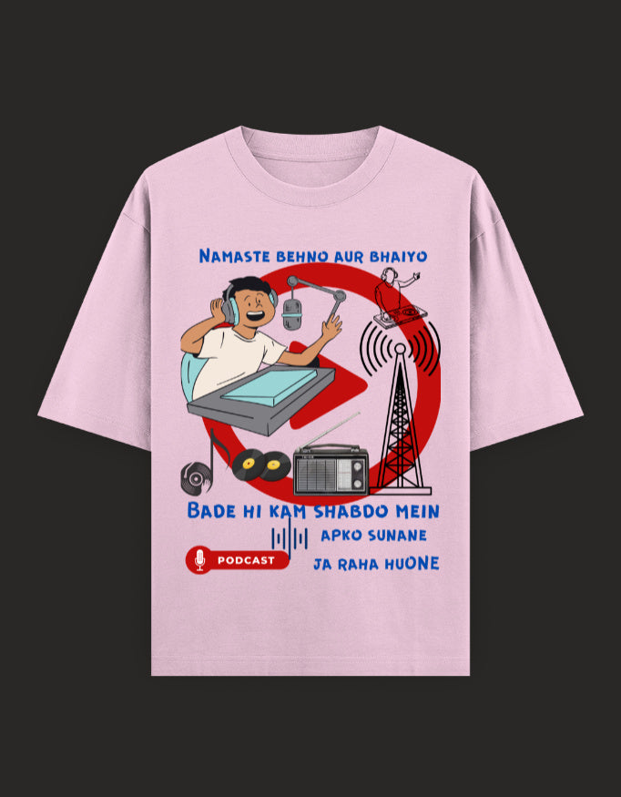 SkyBi Shirts Oversized T-Shirt 240 GSM Heavyweight Cotton - SkyBi Shirts