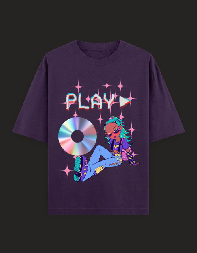 SkyBi Shirts Oversized T-Shirt 240 GSM Heavyweight Cotton - SkyBi Shirts