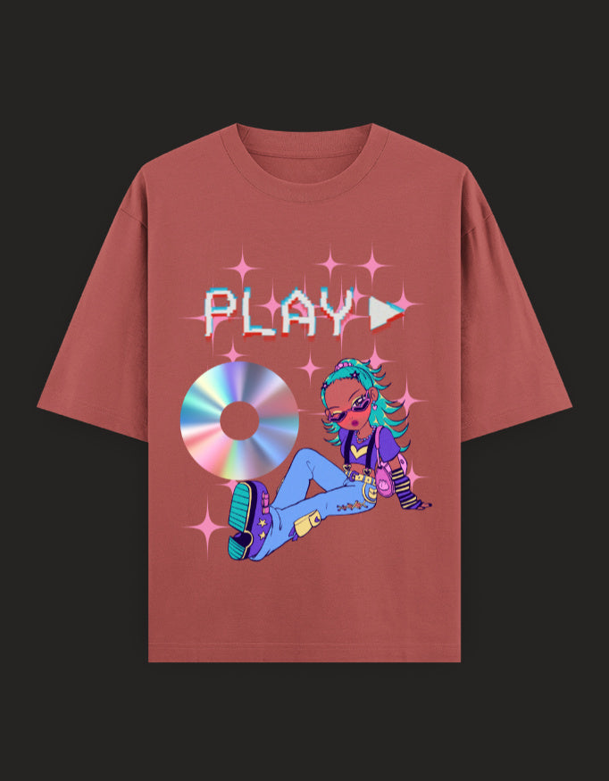 SkyBi Shirts Oversized T-Shirt 240 GSM Heavyweight Cotton - SkyBi Shirts