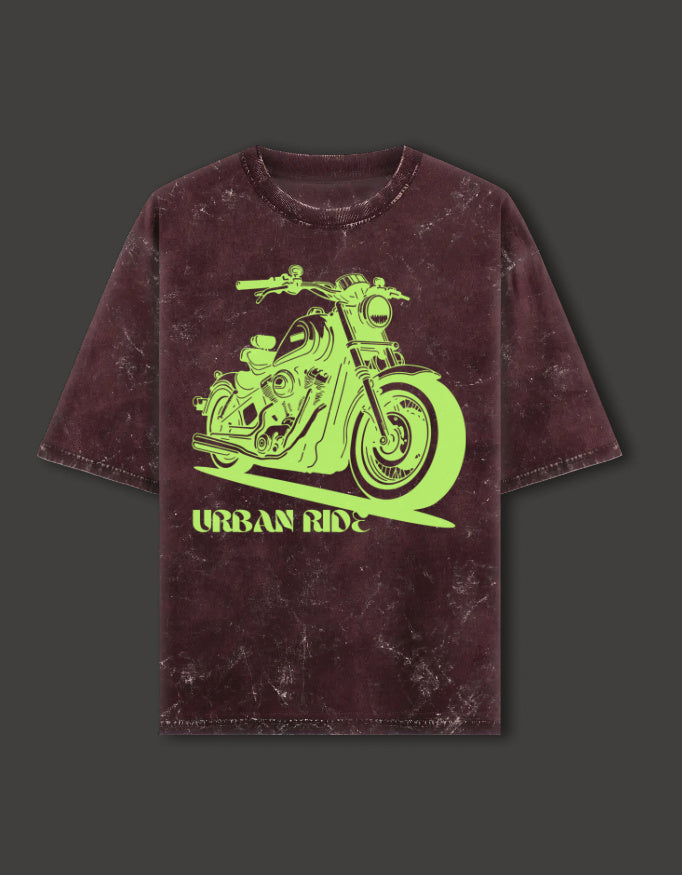 SkyBi Shirts Oversized T-Shirt 240 GSM Heavyweight Cotton - SkyBi Shirts