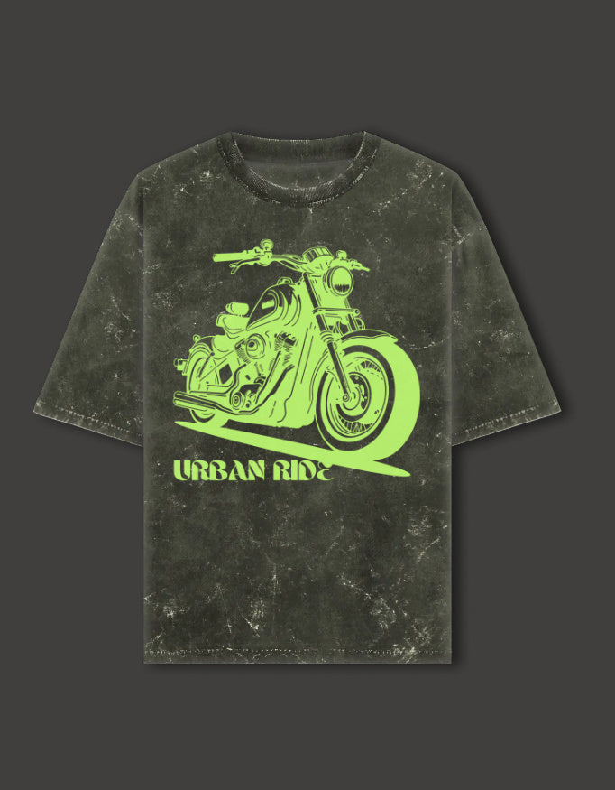 SkyBi Shirts Oversized T-Shirt 240 GSM Heavyweight Cotton - SkyBi Shirts