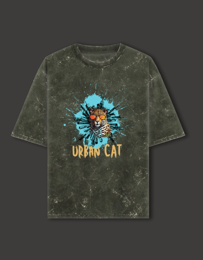 SkyBi Shirts Oversized T-Shirt 240 GSM Heavyweight Cotton - SkyBi Shirts