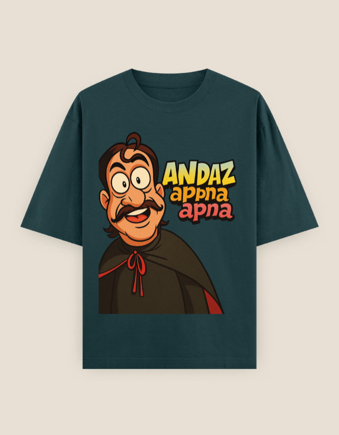 SkyBi Shirts Oversized T-Shirt 240 GSM Heavyweight Cotton - SkyBi Shirts