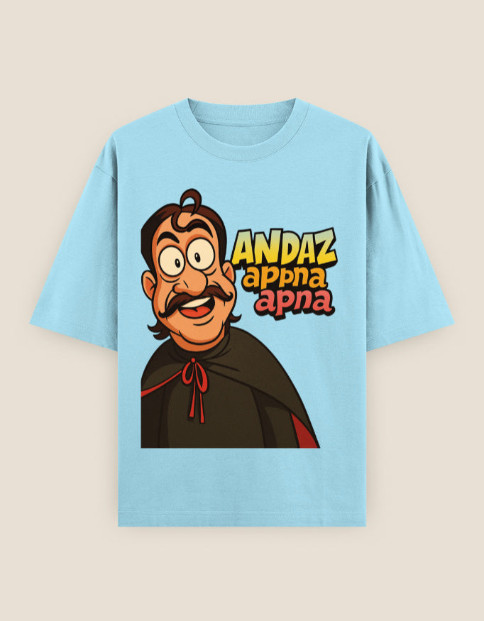 SkyBi Shirts Oversized T-Shirt 240 GSM Heavyweight Cotton - SkyBi Shirts