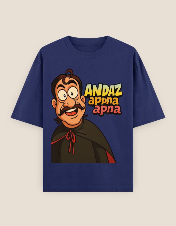 SkyBi Shirts Oversized T-Shirt 240 GSM Heavyweight Cotton - SkyBi Shirts