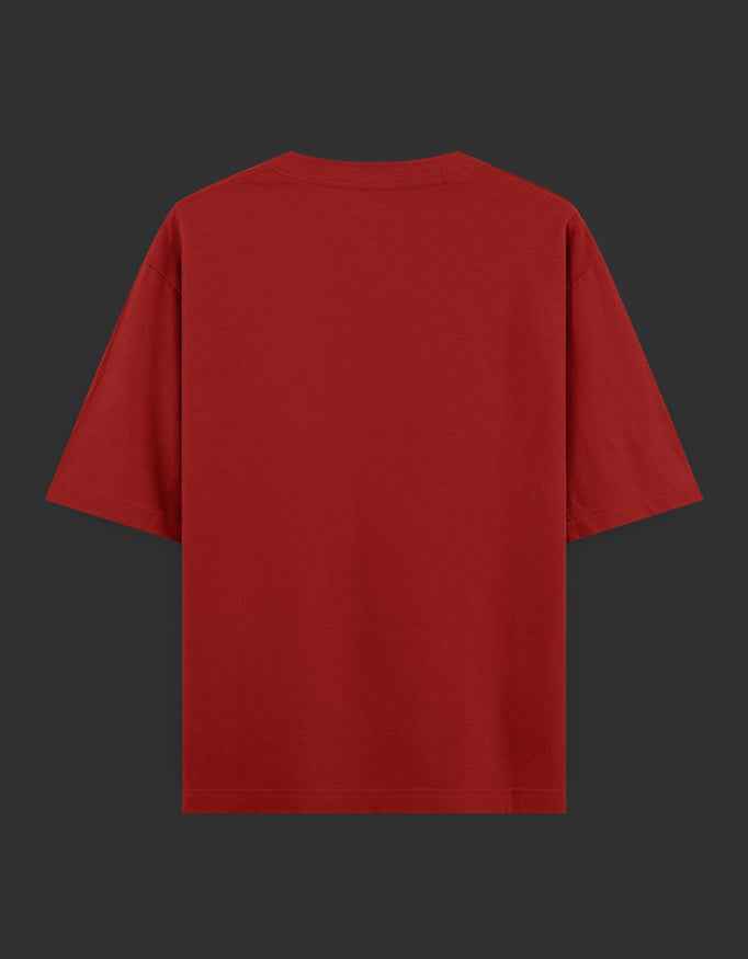 SkyBi Shirts Oversized T-Shirt 240 GSM Heavyweight Cotton