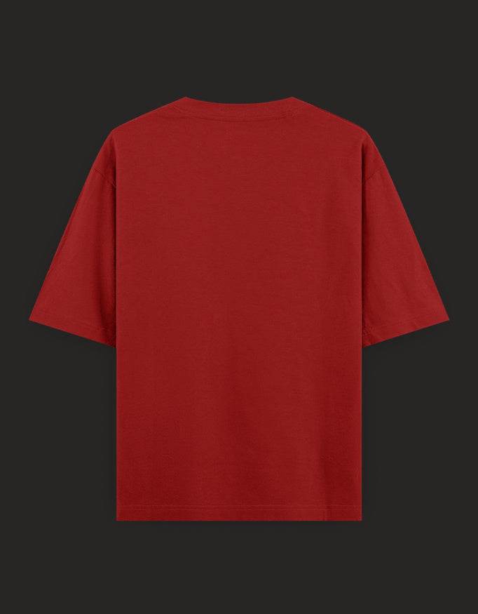 SkyBi Shirts Oversized Embroidery T-Shirt 240 GSM Heavyweight Cotton - SkyBi Shirts