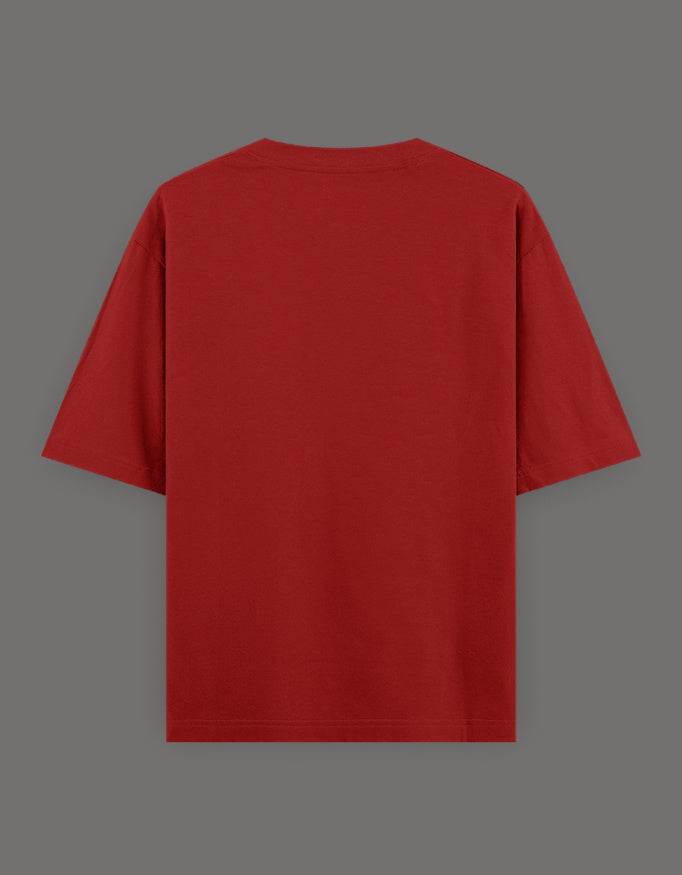 SkyBi Shirts Oversized Embroidery T-Shirt 240 GSM Heavyweight Cotton - SkyBi Shirts