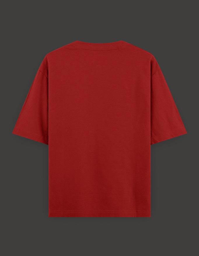 SkyBi Shirts Oversized Embroidery T-Shirt 240 GSM Heavyweight Cotton - SkyBi Shirts