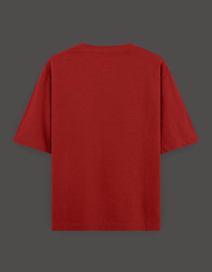 SkyBi Shirts Oversized Embroidery T-Shirt 240 GSM Heavyweight Cotton - SkyBi Shirts