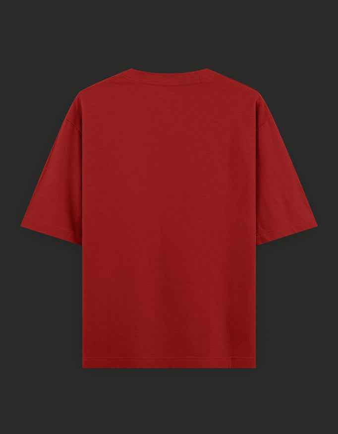 SkyBi Shirts Oversized T-Shirt 240 GSM Heavyweight Cotton
