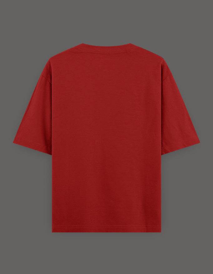 SkyBi Shirts Oversized Embroidery T-Shirt 240 GSM Heavyweight Cotton - SkyBi Shirts