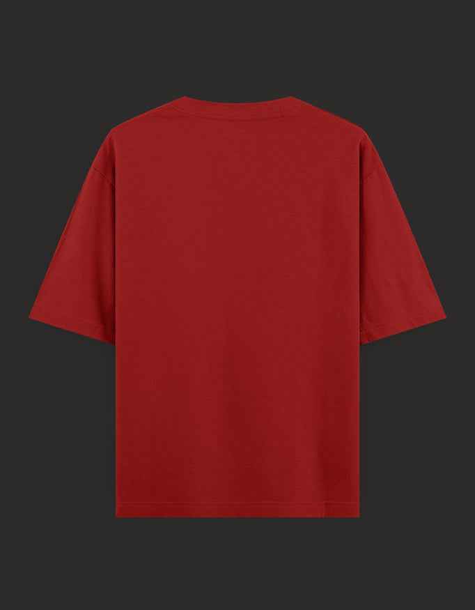 SkyBi Shirts Oversized T-Shirt 240 GSM Heavyweight Cotton