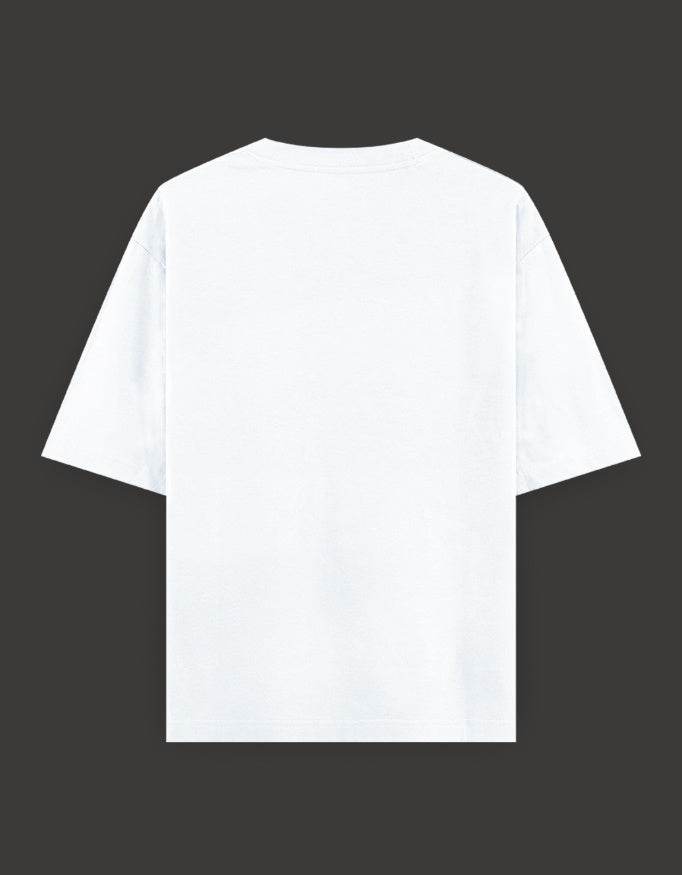 SkyBi Shirts Oversized Embroidery T-Shirt 240 GSM Heavyweight Cotton - SkyBi Shirts