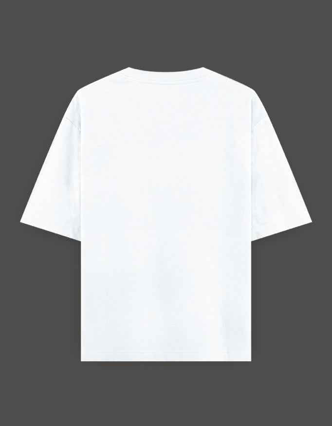 SkyBi Shirts Oversized T-Shirt 240 GSM Heavyweight Cotton