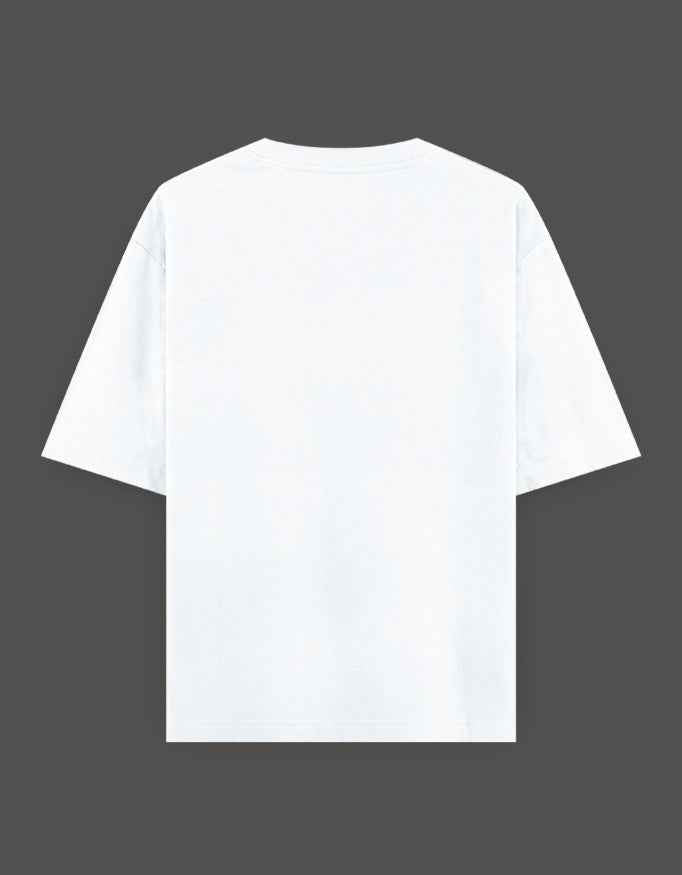 SkyBi Shirts Oversized T-Shirt 240 GSM Heavyweight Cotton