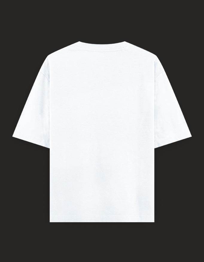SkyBi Shirts Oversized Embroidery T-Shirt 240 GSM Heavyweight Cotton - SkyBi Shirts