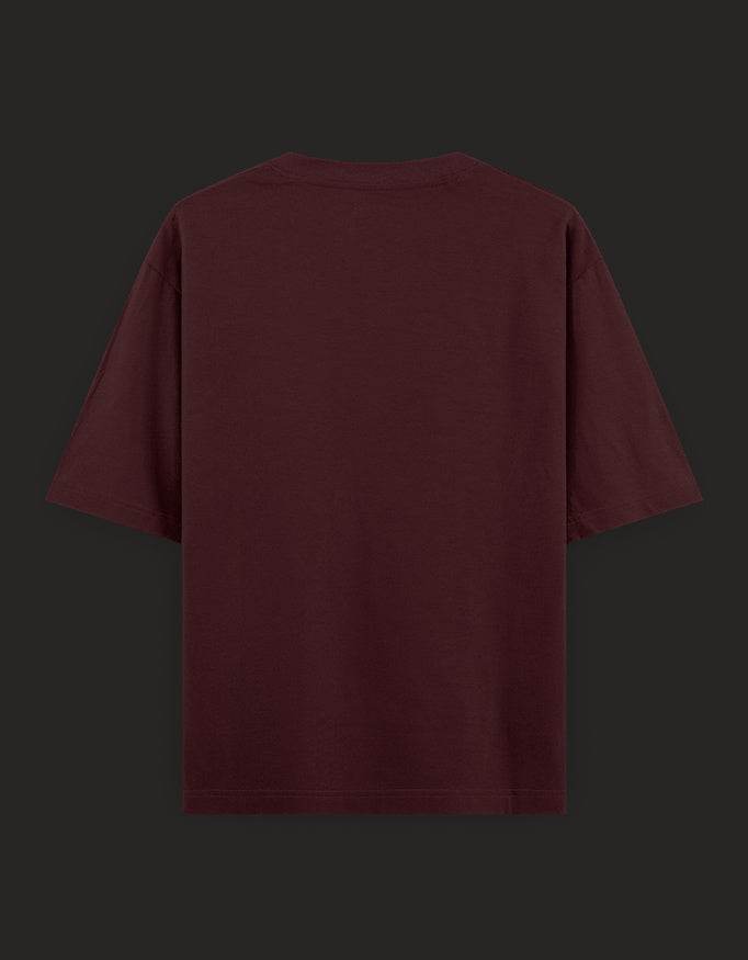 SkyBi Shirts Oversized Embroidery T-Shirt 240 GSM Heavyweight Cotton - SkyBi Shirts