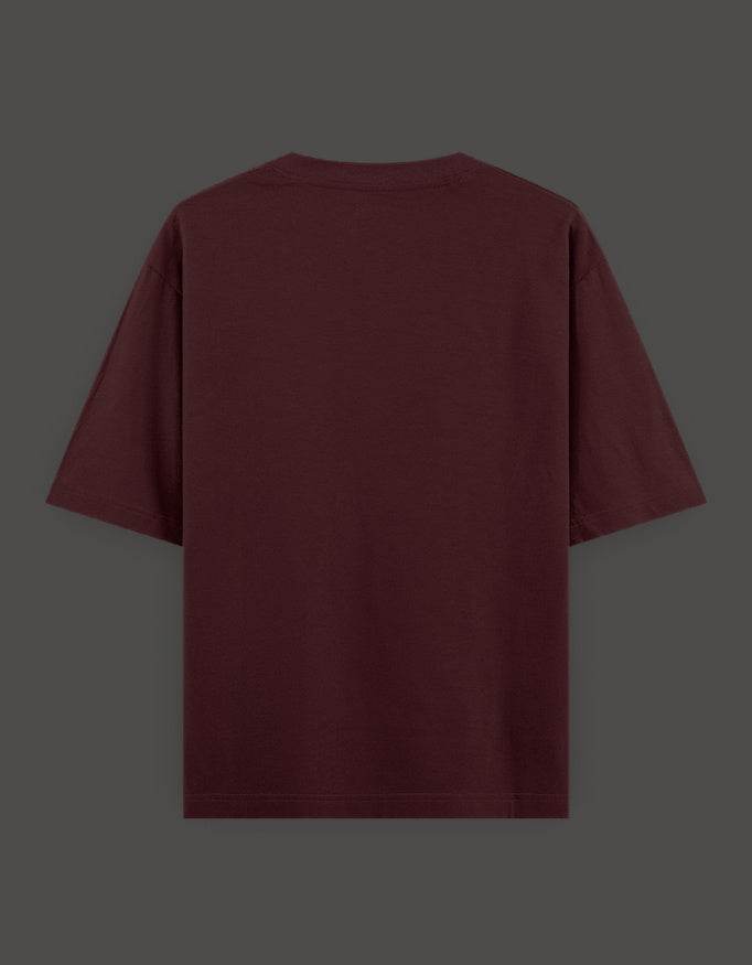 SkyBi Shirts Oversized Embroidery T-Shirt 240 GSM Heavyweight Cotton - SkyBi Shirts