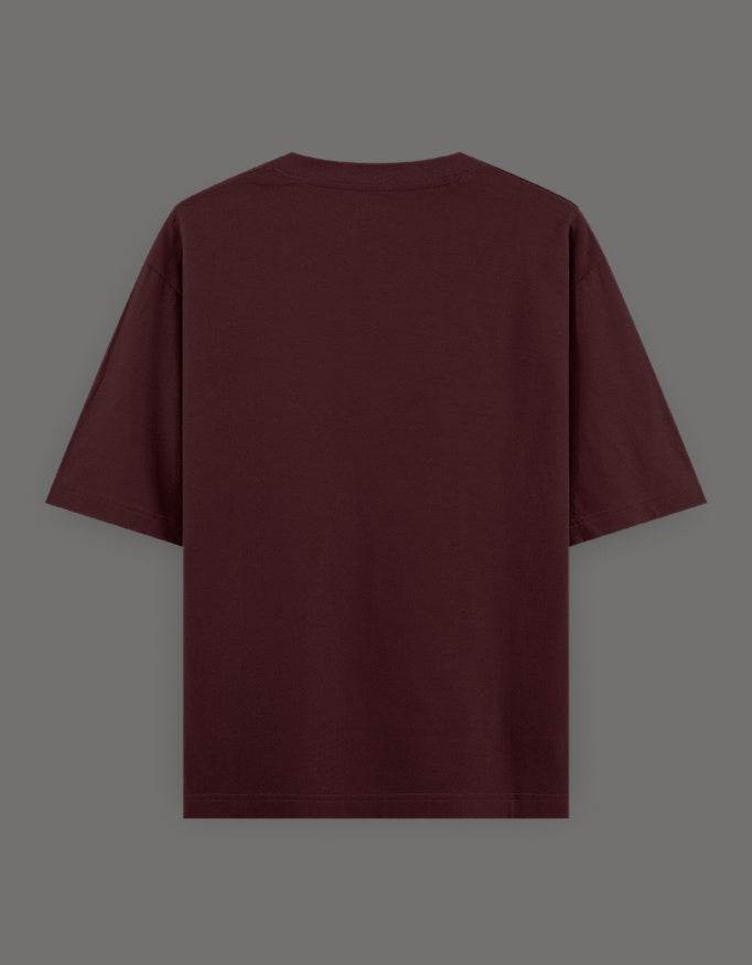 SkyBi Shirts Oversized Embroidery T-Shirt 240 GSM Heavyweight Cotton - SkyBi Shirts