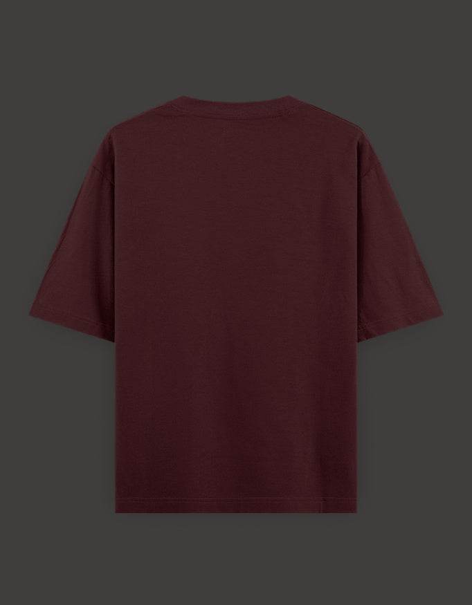 SkyBi Shirts Oversized Embroidery T-Shirt 240 GSM Heavyweight Cotton - SkyBi Shirts